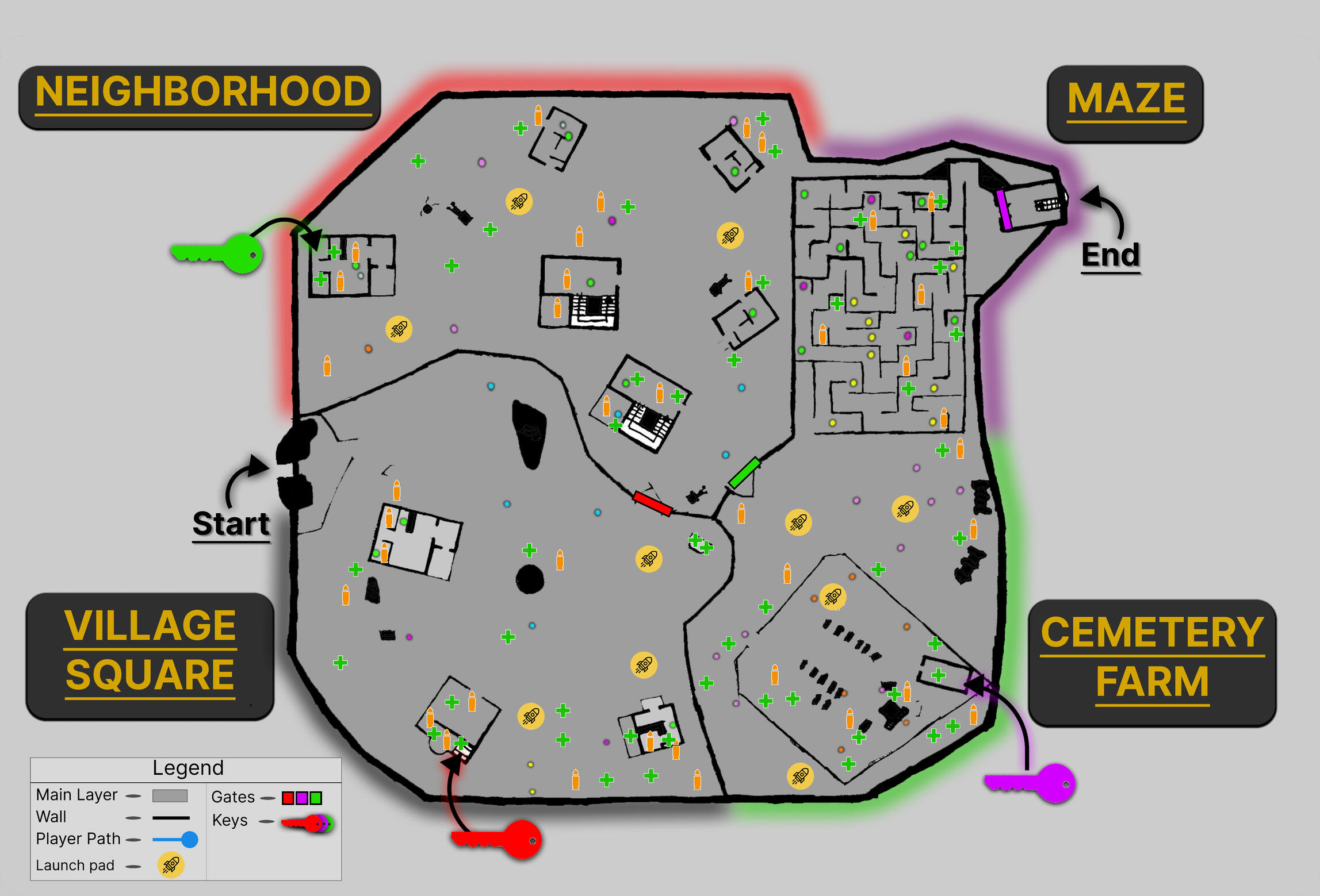 Designed to ease players into the flow of the game while delivering a fast-paced, readable combat rhythm.