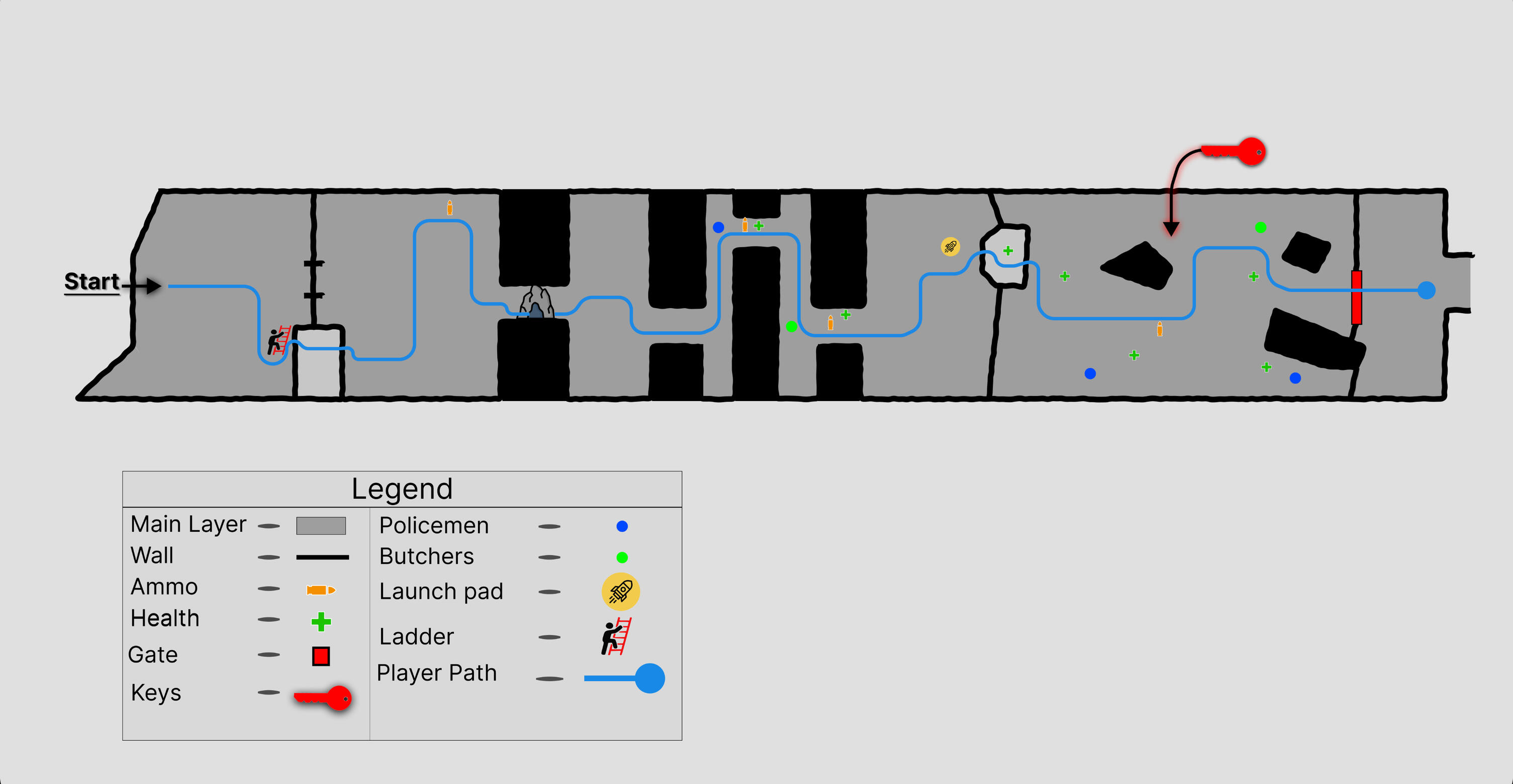Designed to ease players into the flow of the game while delivering a fast-paced, readable combat rhythm.